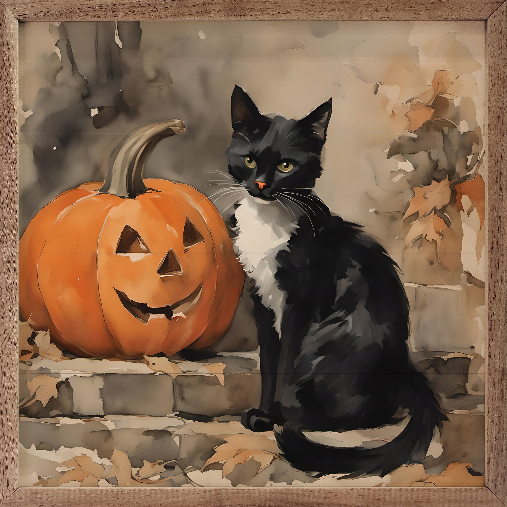 Cat in pumpkin best sale